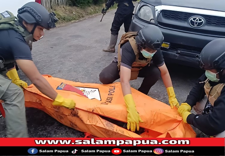Jenazah korban yang dibakar KKB di Paniai (salampapua.com/Foto Ops Damai Cartenz-2024)