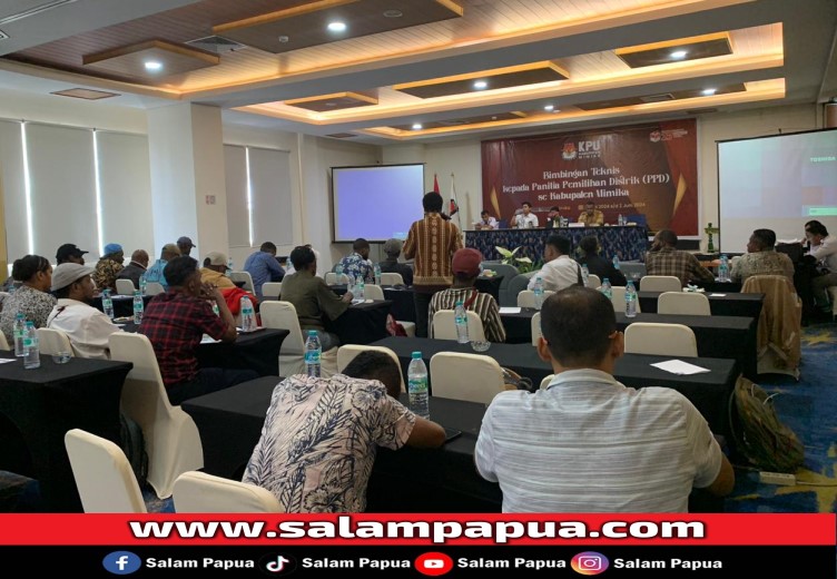 Petugas PPD Mimika Ikut Bimtek Penyelenggaraan Pilkada 2024
