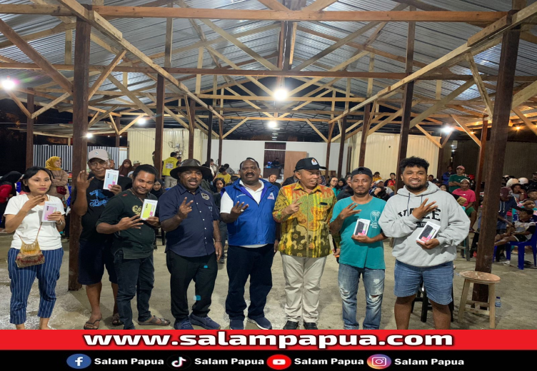 Temui Simpatisan Di Timika, Willem Wandik Akan Fokus Kembangkan Pelabuhan Poumako Dan Air Bersih