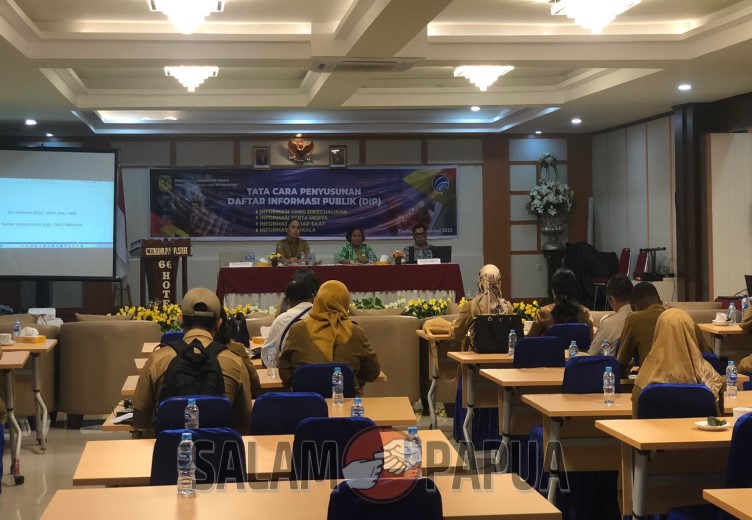 Diskominfo Mimika Gelar Sosialisasi Tata Cara Penyusunan Daftar Informasi Publik