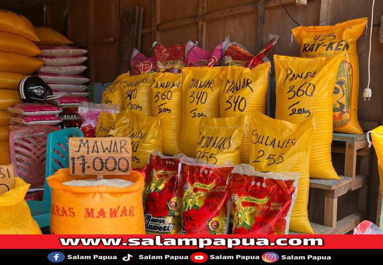 Harga Beras Premium Naik Di Timika, Pedagang Sebut Karena Kelangkaan Pasokan