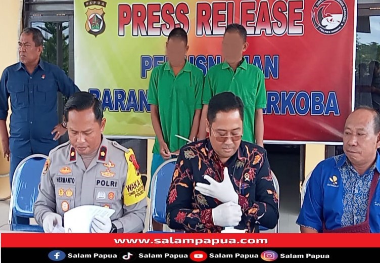 Polres Mimika Musnahkan 71,8 Gram Alat Bukti Sabu, Peredaran Narkoba Di Timika Dominan Didatangkan Dari Madura