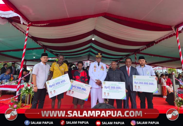 Pemkab Mimika Lindungi Pekerja Rentan, Rp1,26 Miliar Manfaat Jaminan Kematian Dibayarkan Hingga Agustus 2026