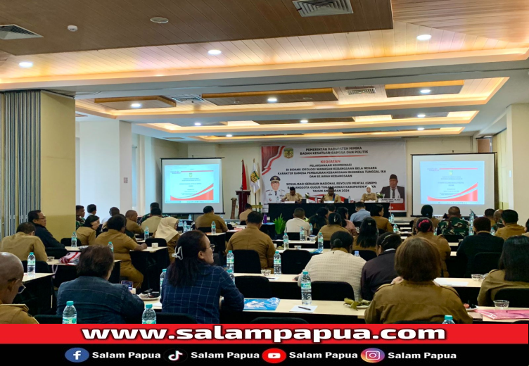 Kesbangpol Mimika Gelar GNRM Bagi ASN, Praktekkan Gerakan Revolusi Mental
