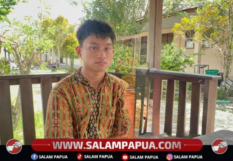 Keterbatasan Tak Halangi Mervil, Siswa SMA N 6 Mimika Juara 1 Poster Digital FLS2N