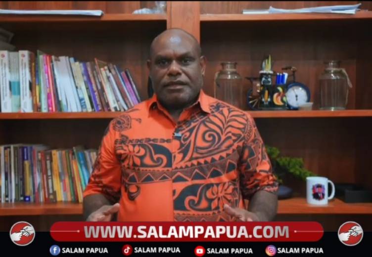 Gubernur Provinsi Papua Tengah, Meki Fritz Nawipa (Screenshoot Video)