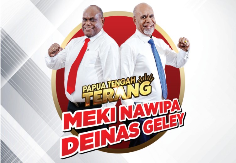 28 Agustus 2024 Meki Nawipa-Deinas Geley Gelar Deklarasi Dan Daftar Ke KPU, Warga Diajak Banjiri Nabire