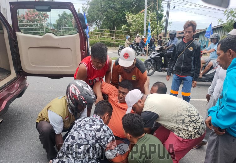 Ditabrak Orang Mabuk, Seorang Pria Mengalami Patah Kaki
