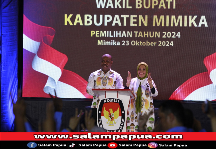 Maximus Tipagau Dan Peggi Patrisia Pattipi Prioritaskan Tata Kelola Pemerintahan Yang Transparan Untuk Mimika