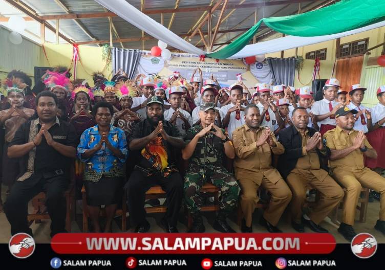 Pendidikan Tetap Menyala, 70 Siswa SD Nduga Lulus 100 Persen