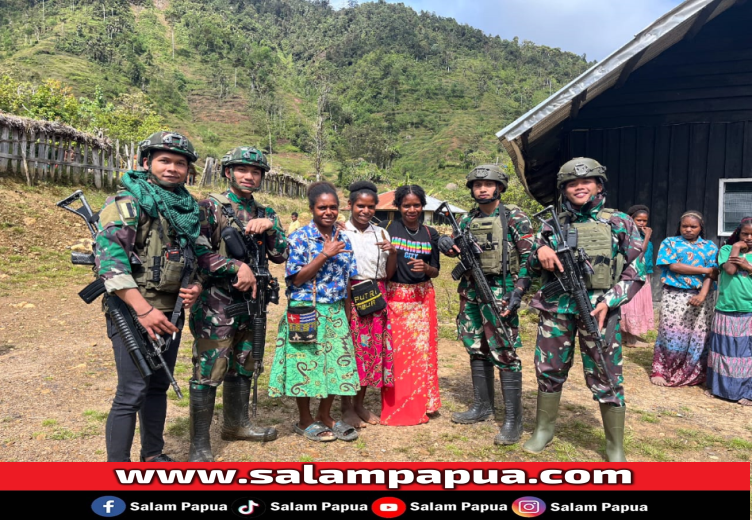Program Rosita TNI Bangkitkan Semangat Warga Opmu Nduga