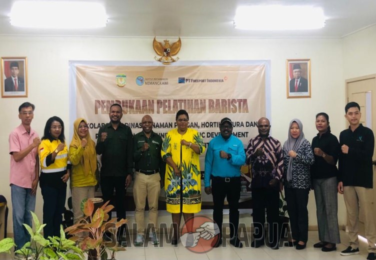 Pemkab Mimika Bersama Freeport Gelar Pelatihan Barista