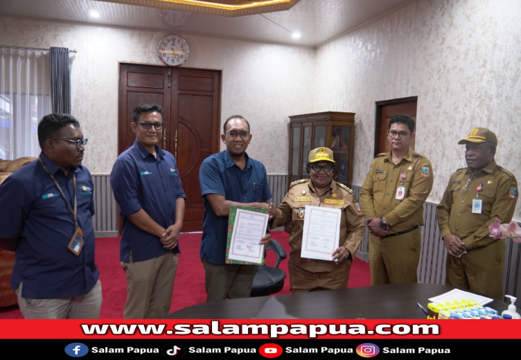 Wujudkan Papua Tengah Terang, Pemprov Teken PKS Dengan PT PLN