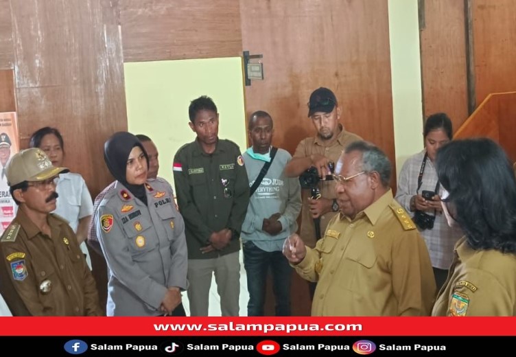 Pantau Kesiapan Pemilu, Bupati Mimika Kunjungi 3 Distrik