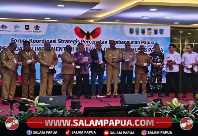 Bahas Isu-Isu Strategis Terkait Implementasi Otsus Papua, Gubernur Dan Bupati Enam Provinsi Rakor Di Timika