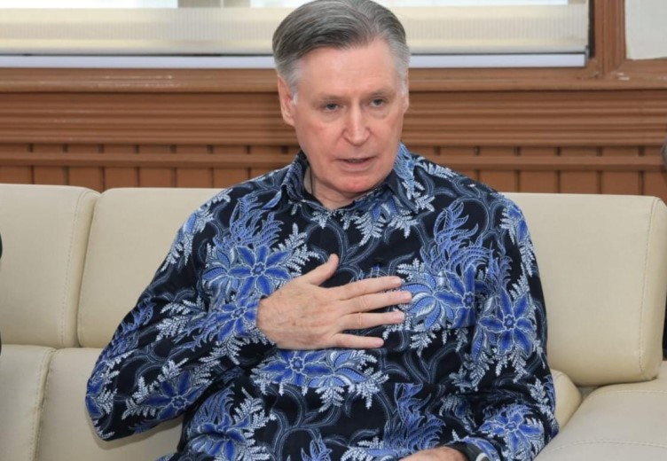 Dubes Selandia Baru Kevin Jeffry Burnett (salampapua.com/Foto Humas Polda Papua)