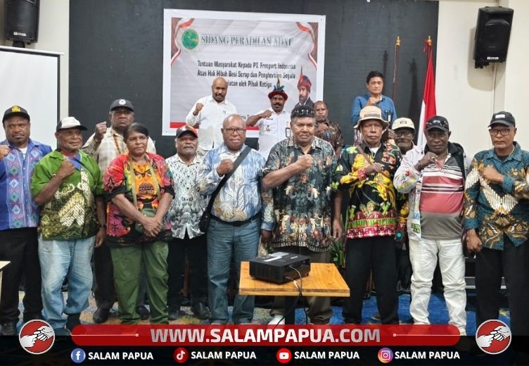 Lenis Kogoya: Yayasan Tuarek Natkime Sah Secara Hukum Dan Berhak Kelola Besi Scrap Freeport