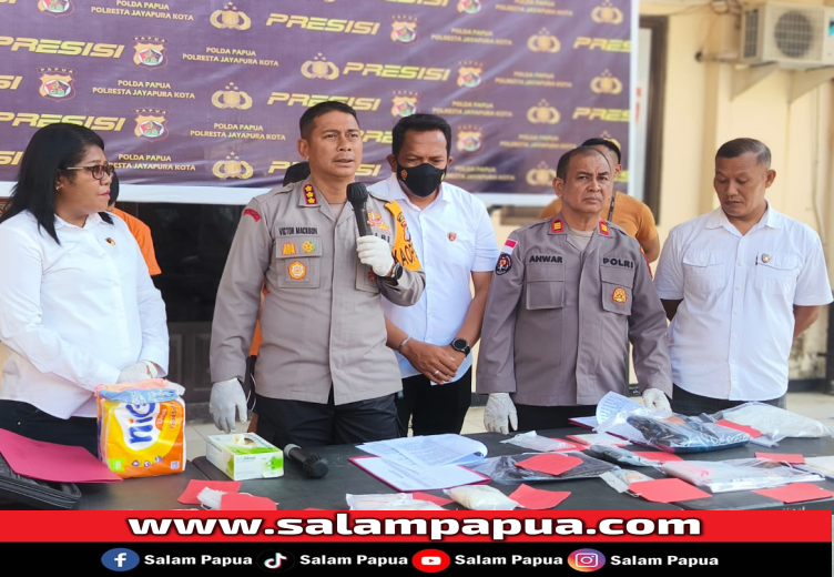 Polresta Jayapura Ungkap Sabu Senilai Rp 2 Miliar