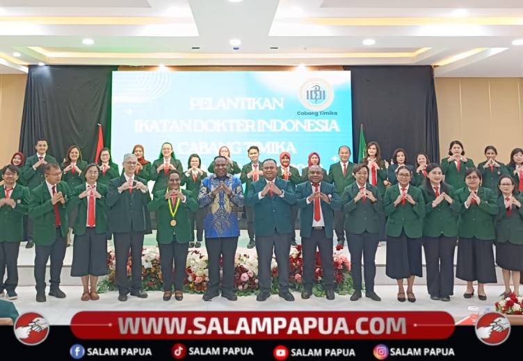 Dr. Enny Kenangalem Pimpin IDI Mimika Periode 2025–2028, Siap Perkuat Pelayanan Kesehatan Hingga Pelosok