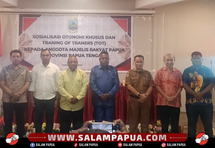 MRP Papua Tengah Gelar Sosialisasi Otsus Dan TOT Bagi Anggotanya
