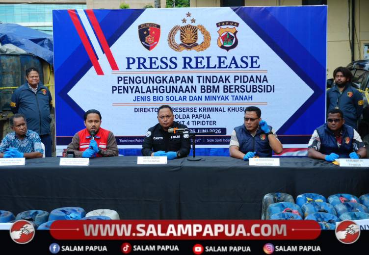 Polda Papua Bongkar Dua Kasus Penyalahgunaan BBM Subsidi, Selamatkan Potensi Kerugian Negara Lebih Dari Rp500 Juta