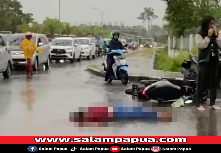 Truk Versus Honda Beat Di Bundaran Petrosea Tewaskan Seorang Gadis