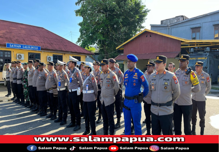 Pelantikan JOEL Di Nabire, 120 Personel TNI-Polri Siaga Di Timika