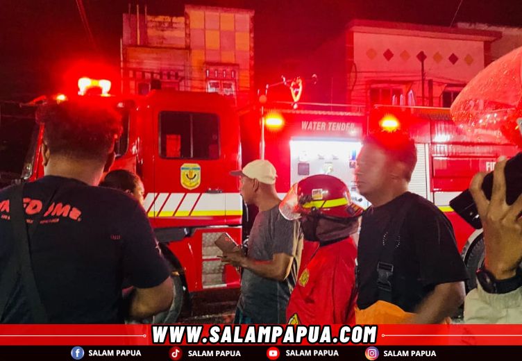 Gudang Mebel Di Jalan Bougenville Timika Terbakar