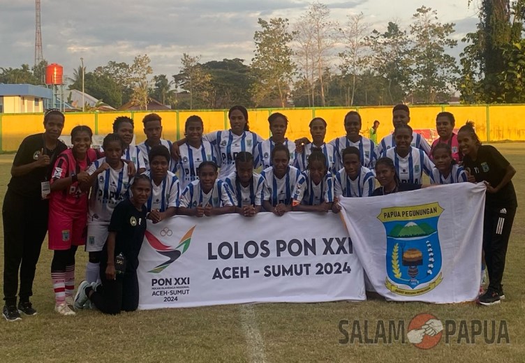 Papua Pegunungan Sapu Bersih Tiket Ke PON XXI, Tim Sepakbola Putri Papua Pegunungan Tumbangkan Papua Tengah 4-2