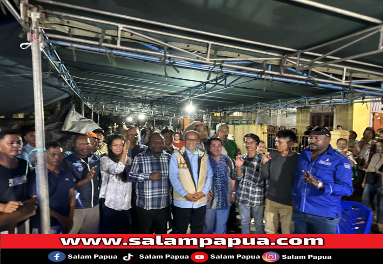 Alexsander Omaleng Maju Bukan Untuk Coba-coba, Warga Dapil 4 Bungkus Untuk AIYE