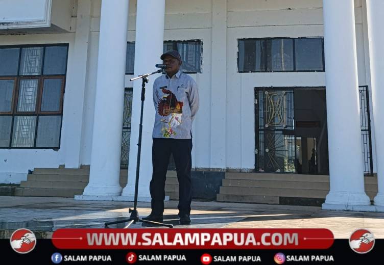 Pimpin Apel Pagi, Asisten II Setda Nduga Tekankan Disiplin ASN Hingga Penanganan Stunting