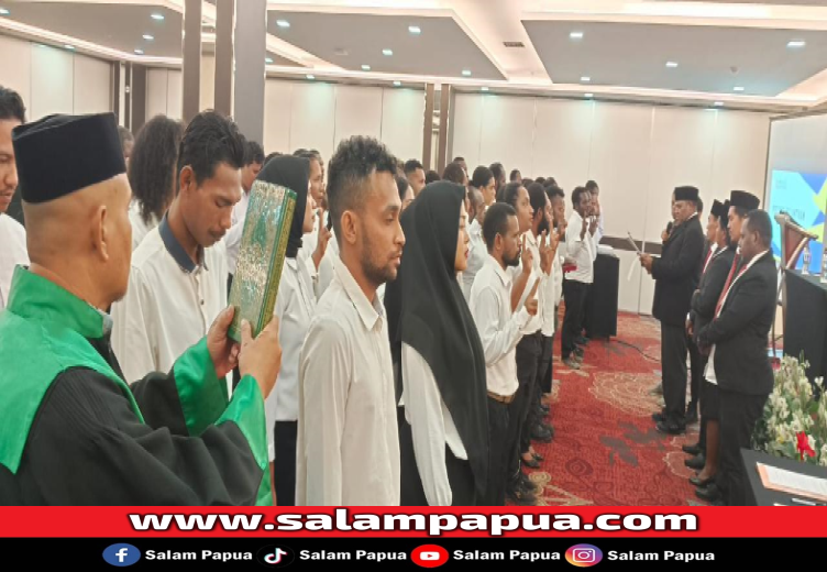 Bawaslu Mimika Lantik 54 Pandis Untuk Pilkada 2024