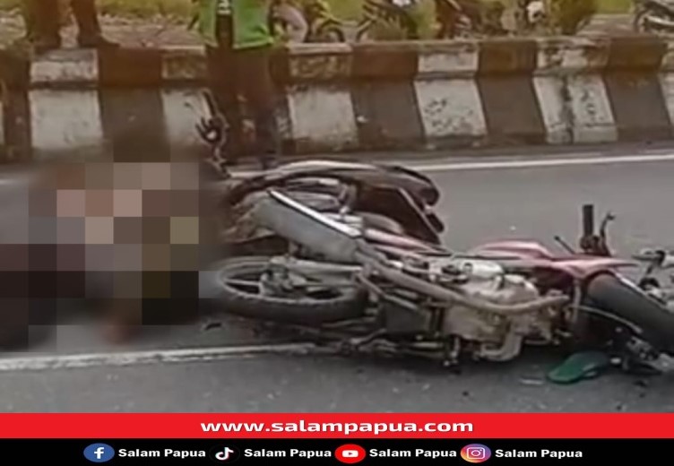 Dua Orang Warga Tewas Akibat Tabrakan Di SP3 Timika