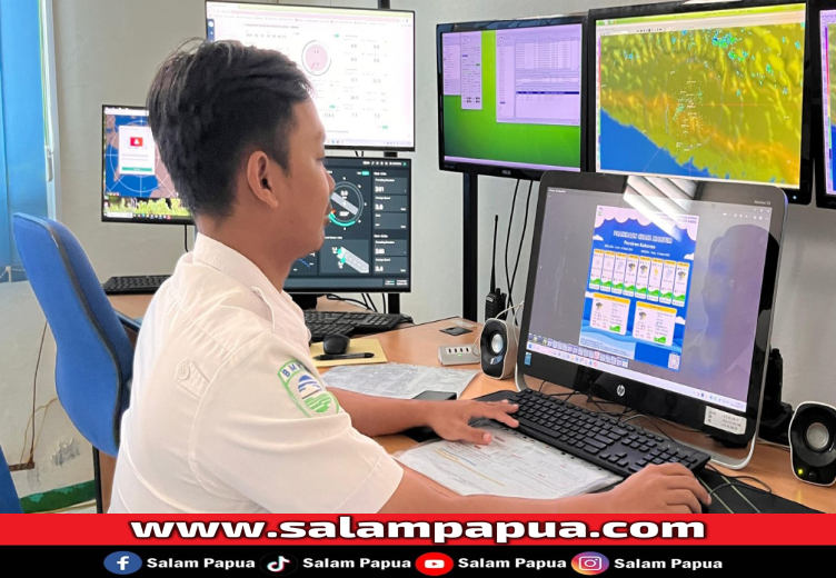 BMKG Timika Prediksi Akan Terjadi Gelombang Tinggi Di Perairan Timika Dan Kokonao