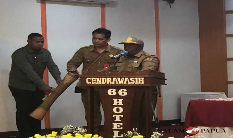 KESBANGPOL MIMIKA MULAI SOSIALISASIKAN TAHAPAN PEMILIHAN ANGGOTA MRP 2024-2029