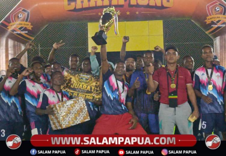 SMAN 3 Kokonao Boyong Piala Mini Soccer Kapolda Papua Tengah Cup II 2026