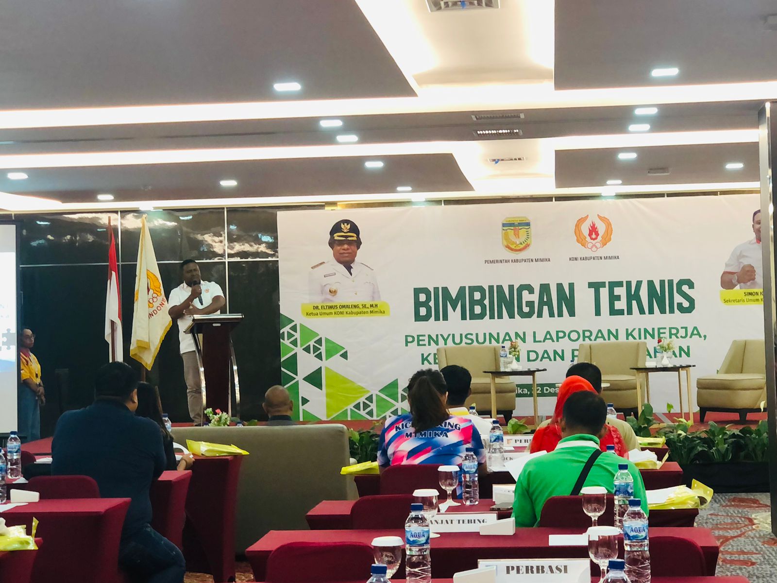 KONI Mimika Gelar Bimtek Penyusunan Laporan Kinerja, Keuangan Dan Perpajakan