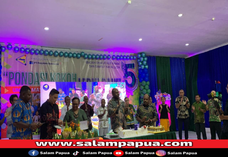 YPMAK Rayakan HUT Ke-5, Leonardus: Mari Berjalan Dengan Visi Dan Misi Yang Sama