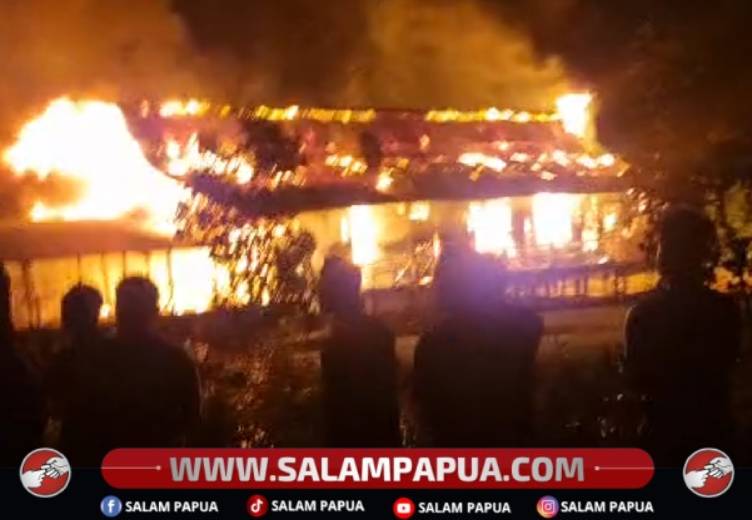 Api Lahap Gereja Katolik Di Pomako, BPBD Rencanakan Pos Damkar Di Mimika Timur