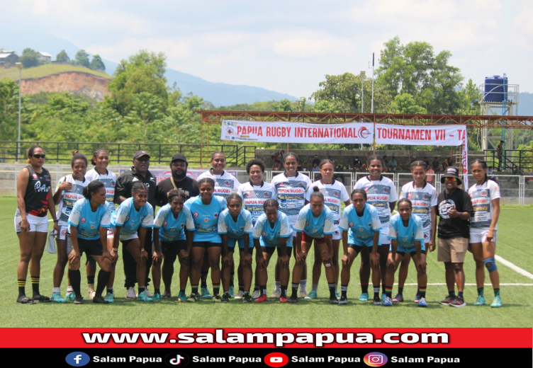 Tim Rugby Mimika Raih Juara Tiga Di Papua Open Rugby Tournament VII