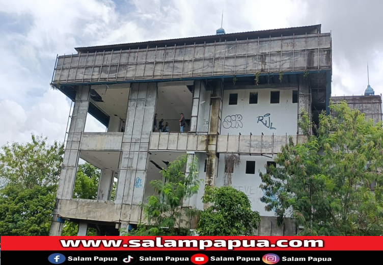 Lahan Sah Milik Pemkab Mimika, Gedung Mangkrak Perpustakaan Daerah Akan Direnovasi