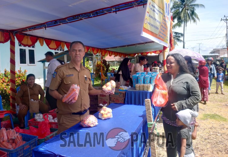 Disperindag Mimika Gelar Pasar Murah Ke-12 Di Jalan Baru Dan Akan Gelar Di Banti Tembagapura