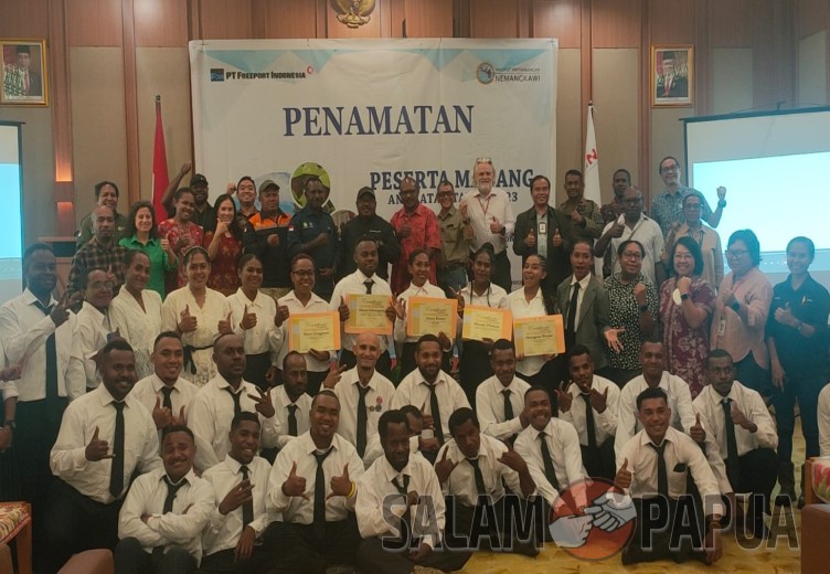 Institut Pertambangan Nemangkawi PTFI Menamatkan 32 Peserta Magang Tahun 2023, 80% Peserta Dari Amungme-Kamoro