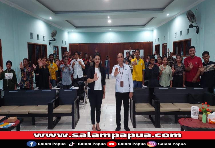 Wujud Integrasi Pembelajaran MK Kewarganegaraan, Politeknik Amamapare Timika Gandeng BNN Bahas P4GN