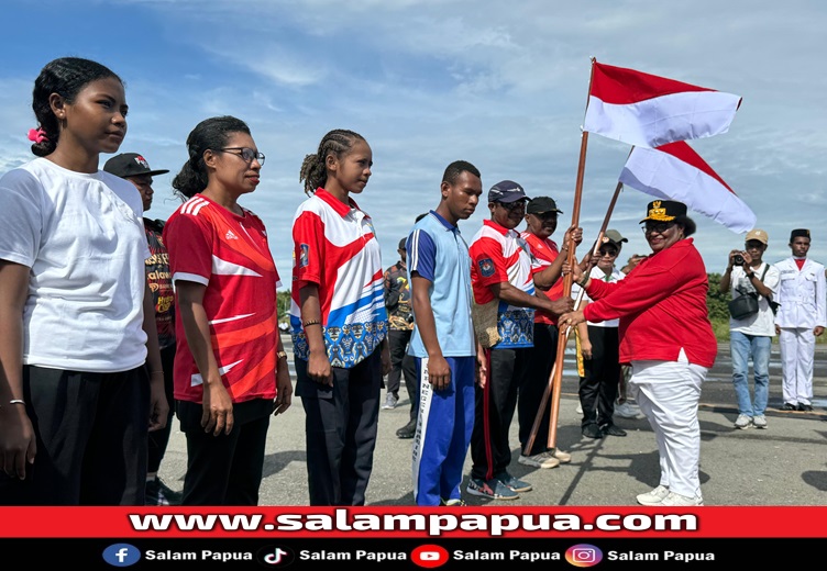Pemprov Papua Tengah Membagikan 10.000 Bendera Dan Gelar Pesta Rakyat Sambut HUT RI Ke-79