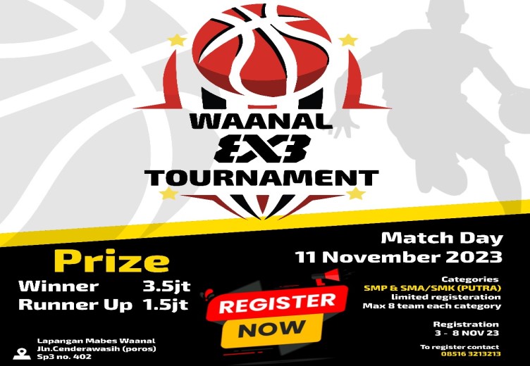 Waanal Coffee And Resto Gelar Turnamen Basket Tingkat SMP Dan SMA Se-Kabupaten Mimika