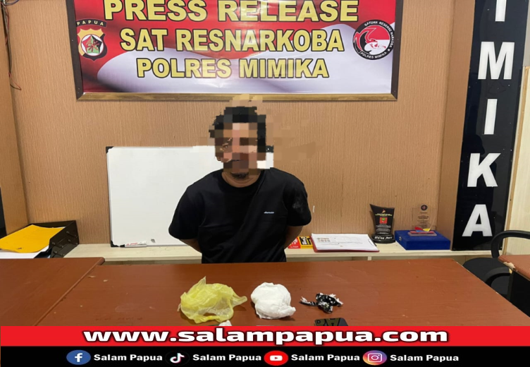 Hendak Ke Yahukimo, Pengedar Narkoba Ditangkap Di Bandara Timika