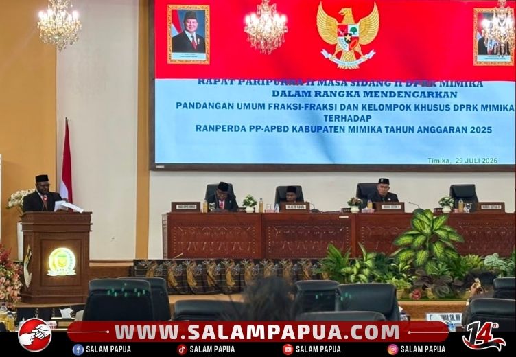 Fraksi Kelompok Khusus DPRK Mimika Soroti SiLPA APBD 2025 Rp 1,11 Triliun Hingga Darurat Pengangguran OAP