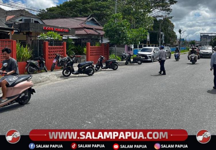 Parkir Di Trotoar Dan Badan Jalan, Dishub Mimika Beri Waktu 30 Hari Sebelum Penertiban
