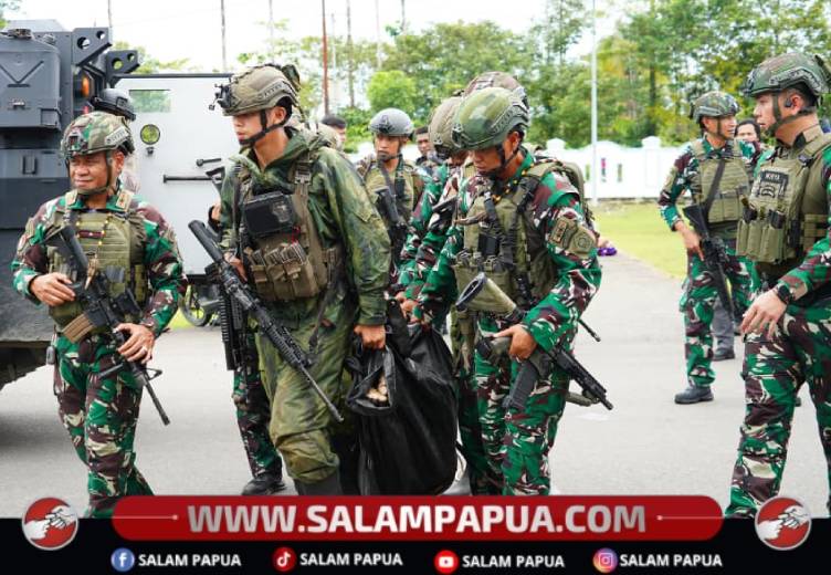 TNI Beberkan Kronologi Evakuasi Korban Kekerasan KKB Di Yahukimo, Temukan Jejak Darah Hingga Kontak Tembak